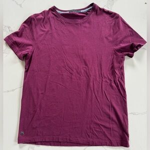 Greyson- Spirit Short Sleeve Crewneck Tee- 
Burgundy- medium